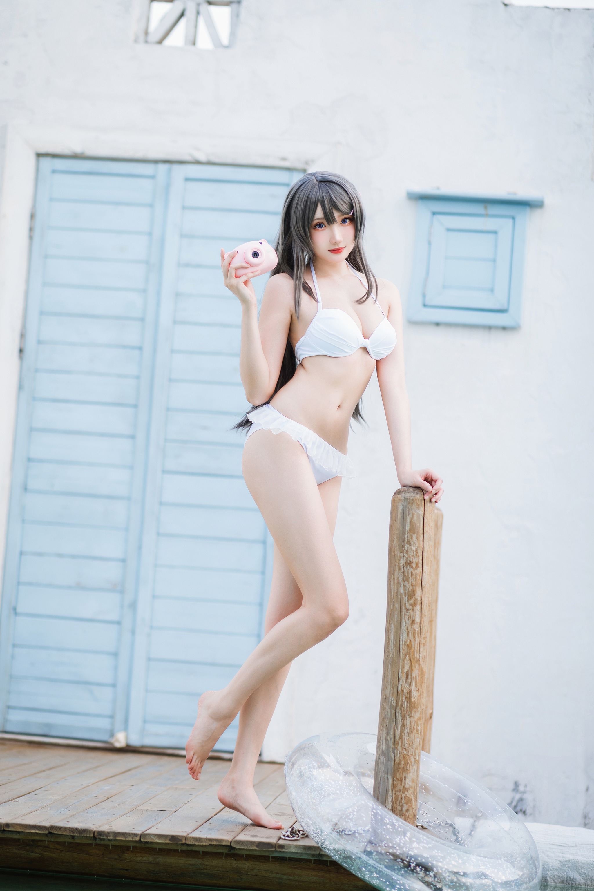 瓜希酱 - NO.092 樱岛麻衣 泳装[29P]-XikXak